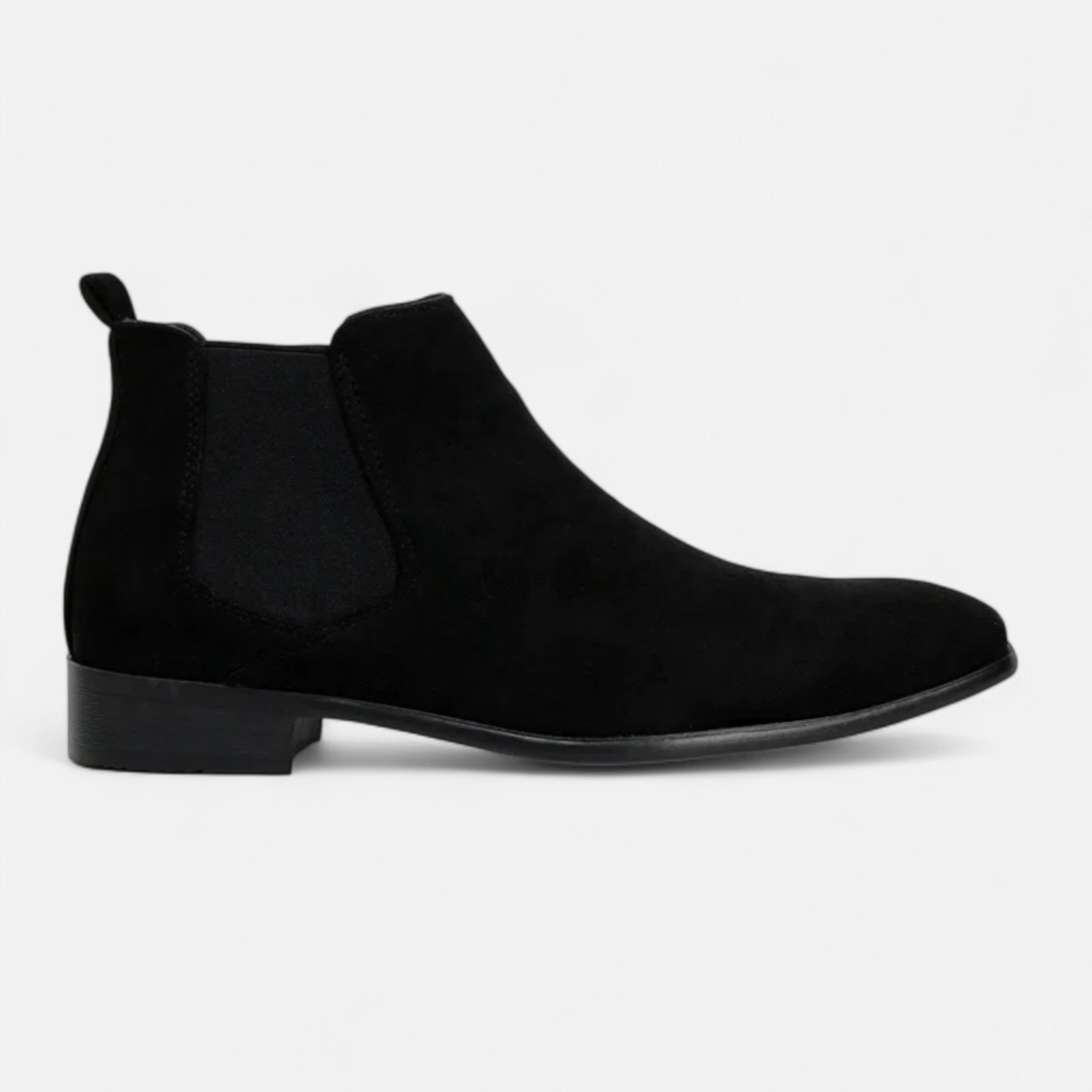 MAROWEN | Men’s Suede Square-Toe Chelsea Boots