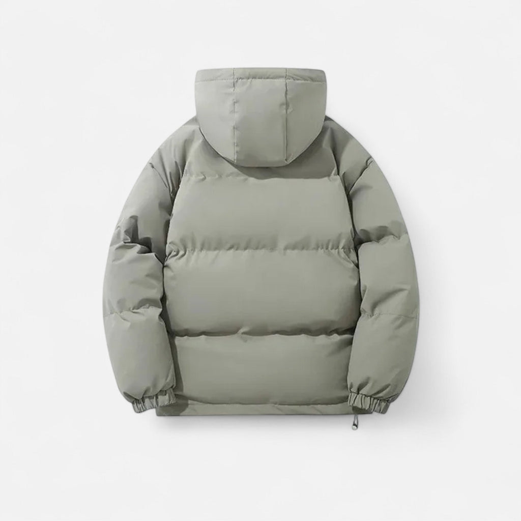 MAROWEN | Men's Hooded Puffer Jacket with Padding Winter Warmth