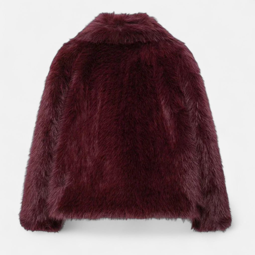 MAROWEN | Women’s Plush Faux Fur Winter Coat