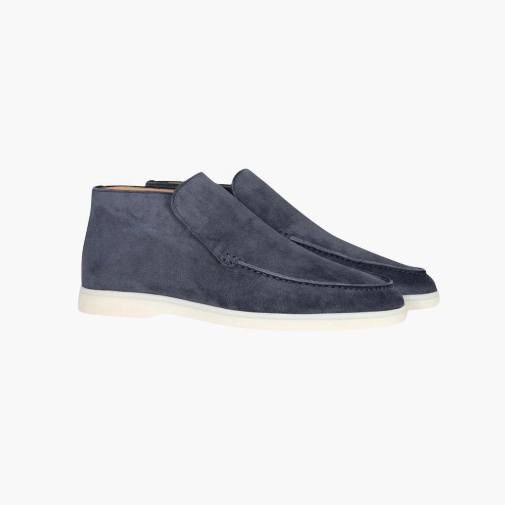 MAROWEN | Men’s High Suede Loafers for Timeless Elegance