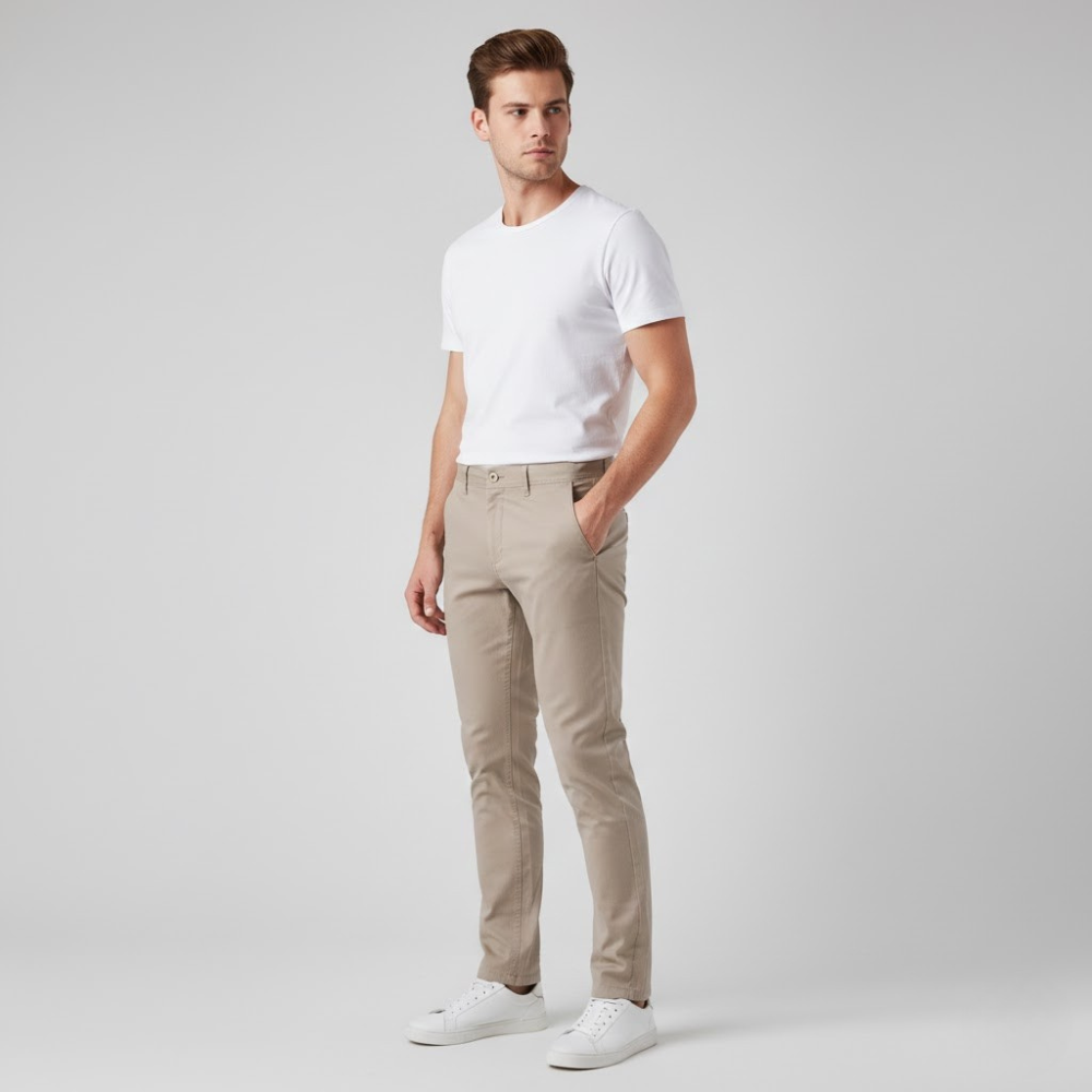 MAROWEN | Men’s Slim Chino Trousers