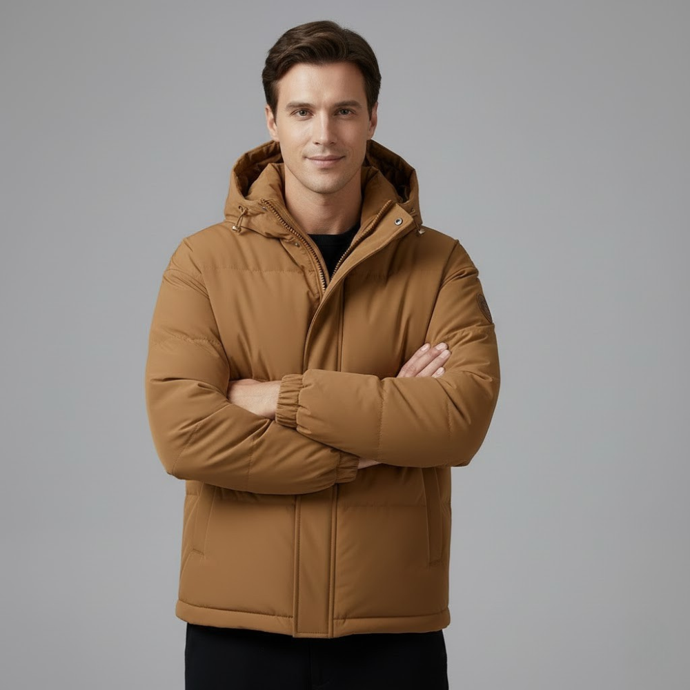 MAROWEN | Men’s Hooded Puffer Winter Jacket