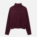 MAROWEN | Women’s Vintage Turtleneck Sweater with Soft Knit Winter Warmth