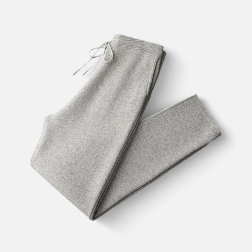 MAROWEN | Men’s Knitted Warm Wool Lounge Trousers
