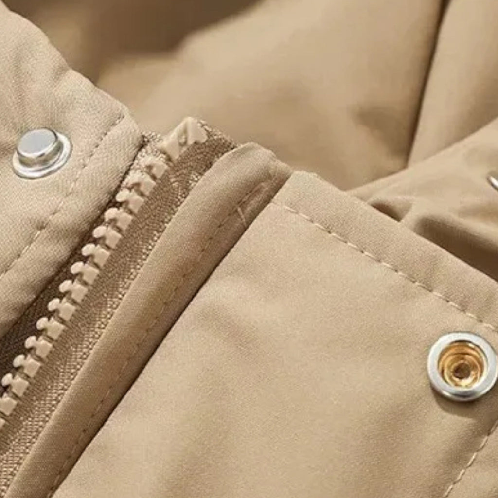 MAROWEN | Men's Hooded Puffer Jacket with Padding Winter Warmth