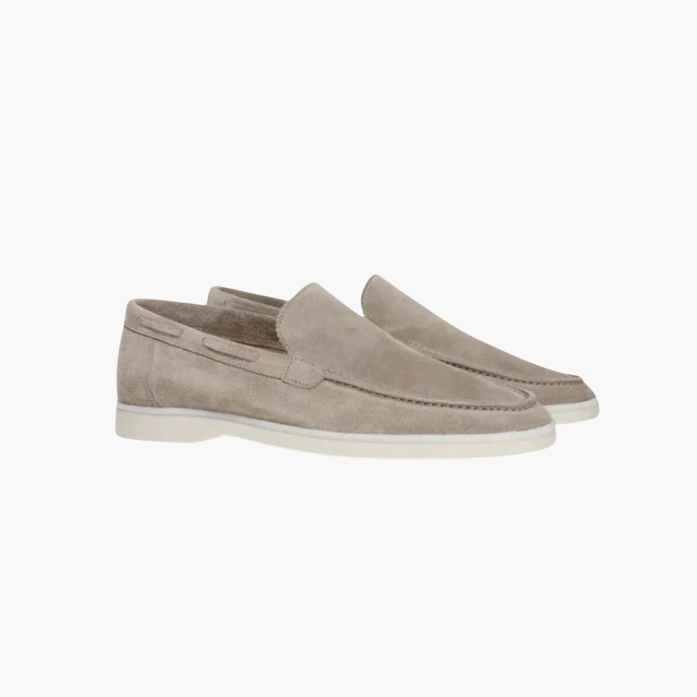 MAROWEN | Men’s Suede Yacht Loafers for Timeless Casual Elegance
