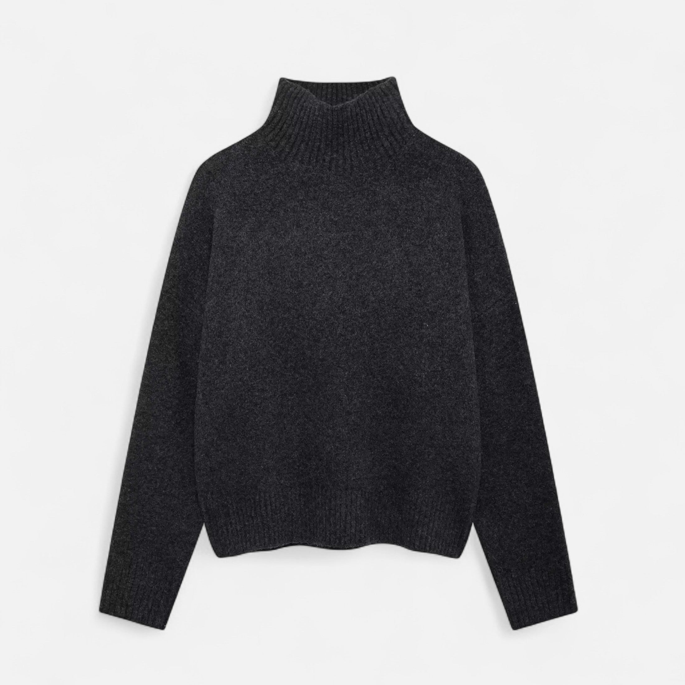 MAROWEN | Women’s Vintage Turtleneck Sweater with Soft Knit Winter Warmth