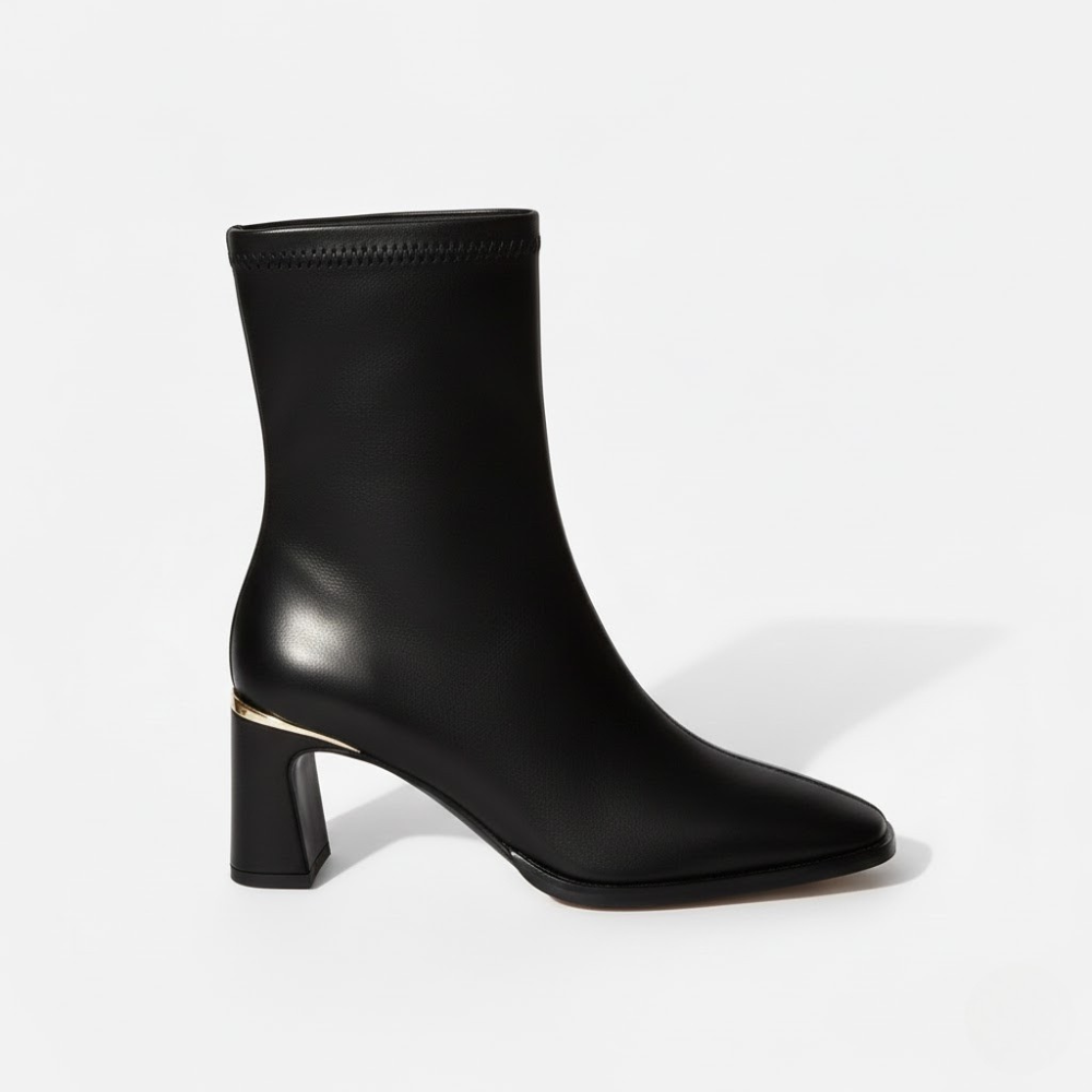 MAROWEN | Women’s Vintage Square-Toe Ankle Boots
