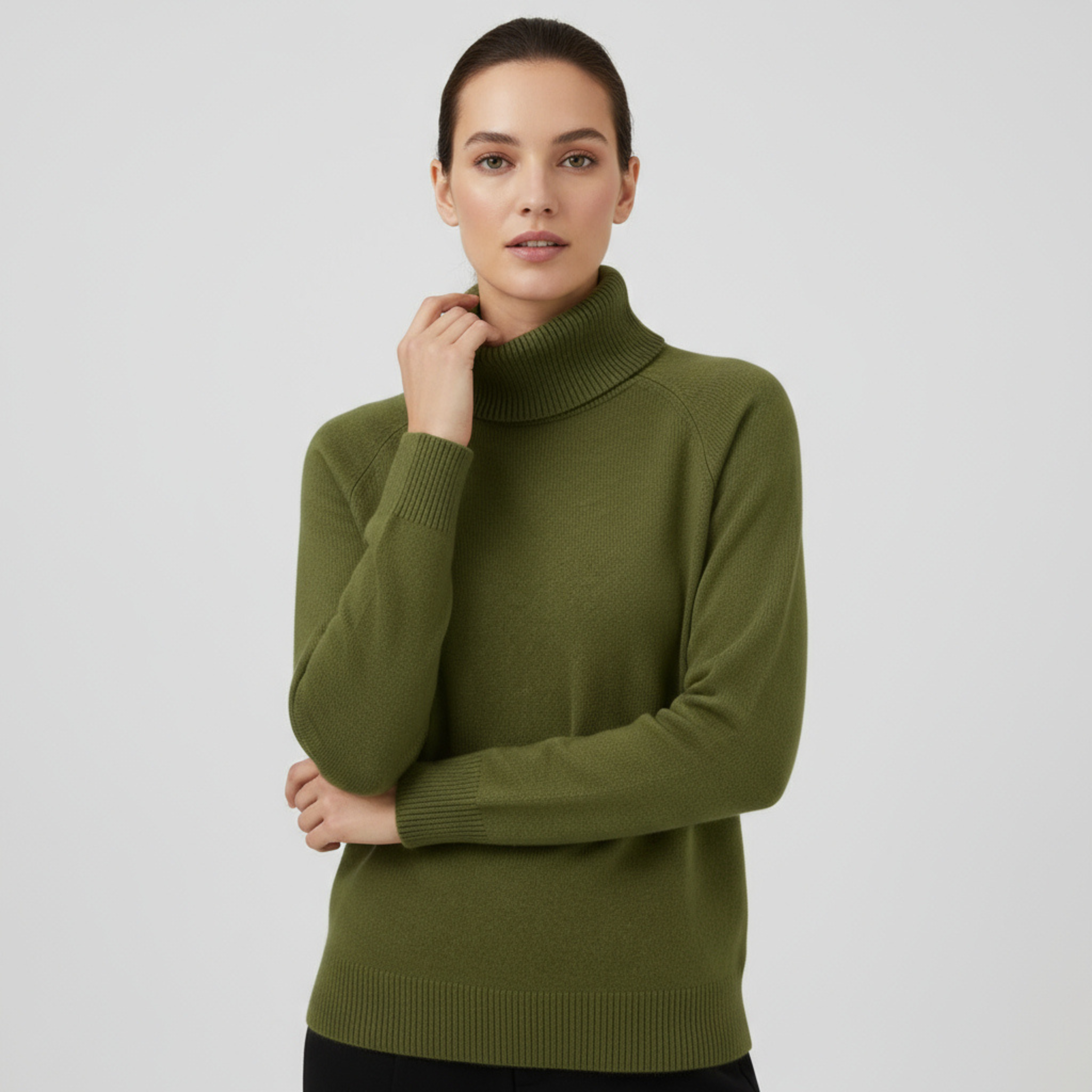 MAROWEN | Women’s Elegant Soft Knitted Turtleneck Sweater