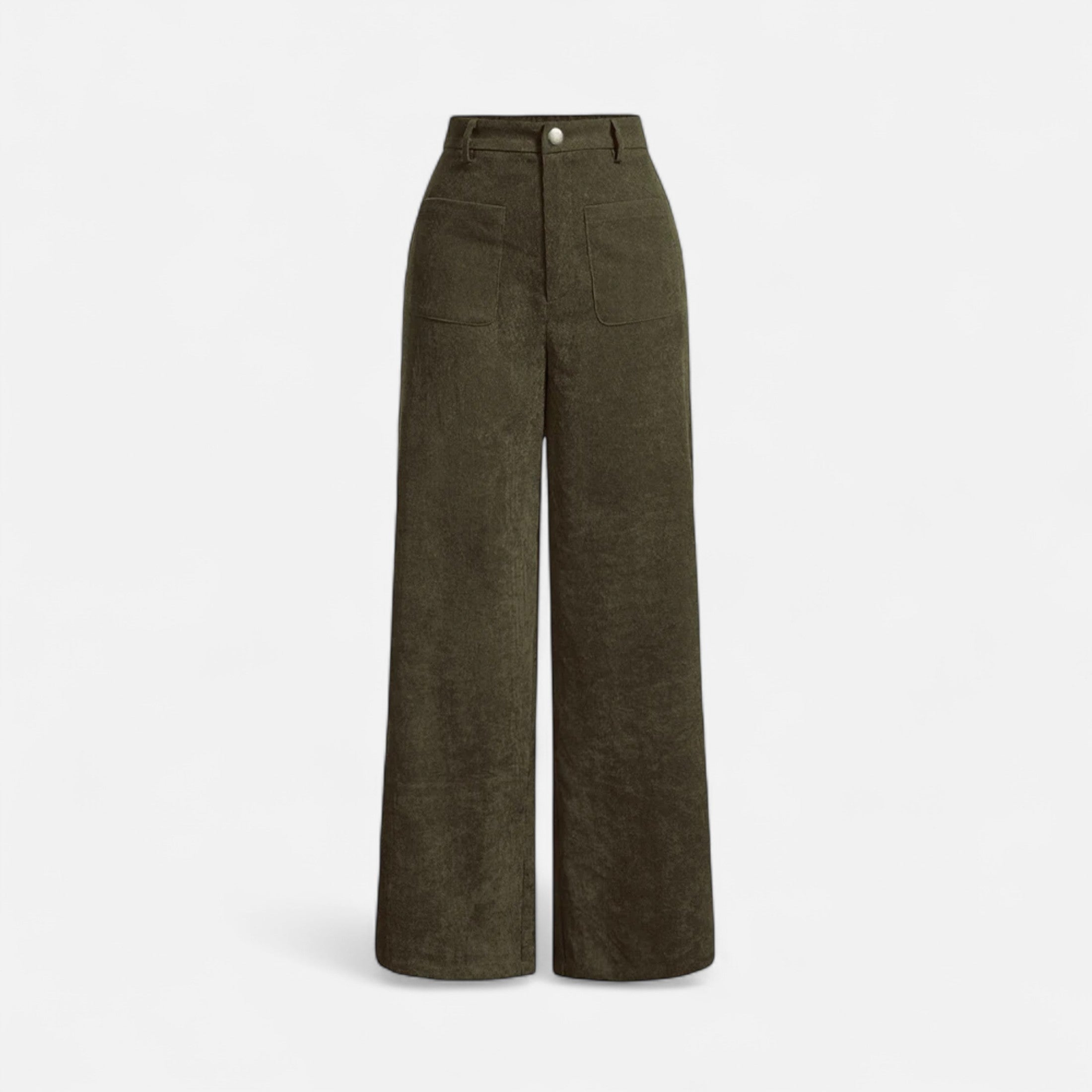 MAROWEN | Women’s High Waist Vintage-Inspired Wide Leg Trousers