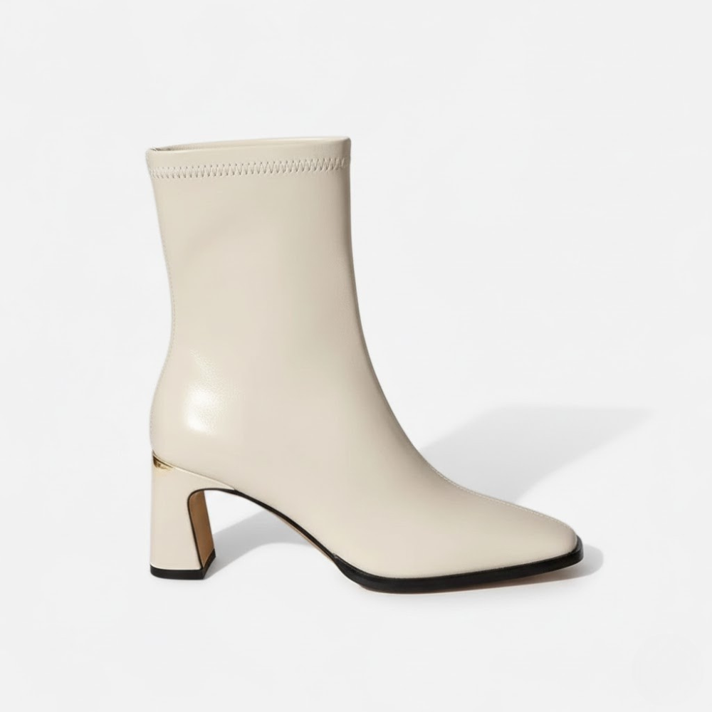 MAROWEN | Women’s Vintage Square-Toe Ankle Boots