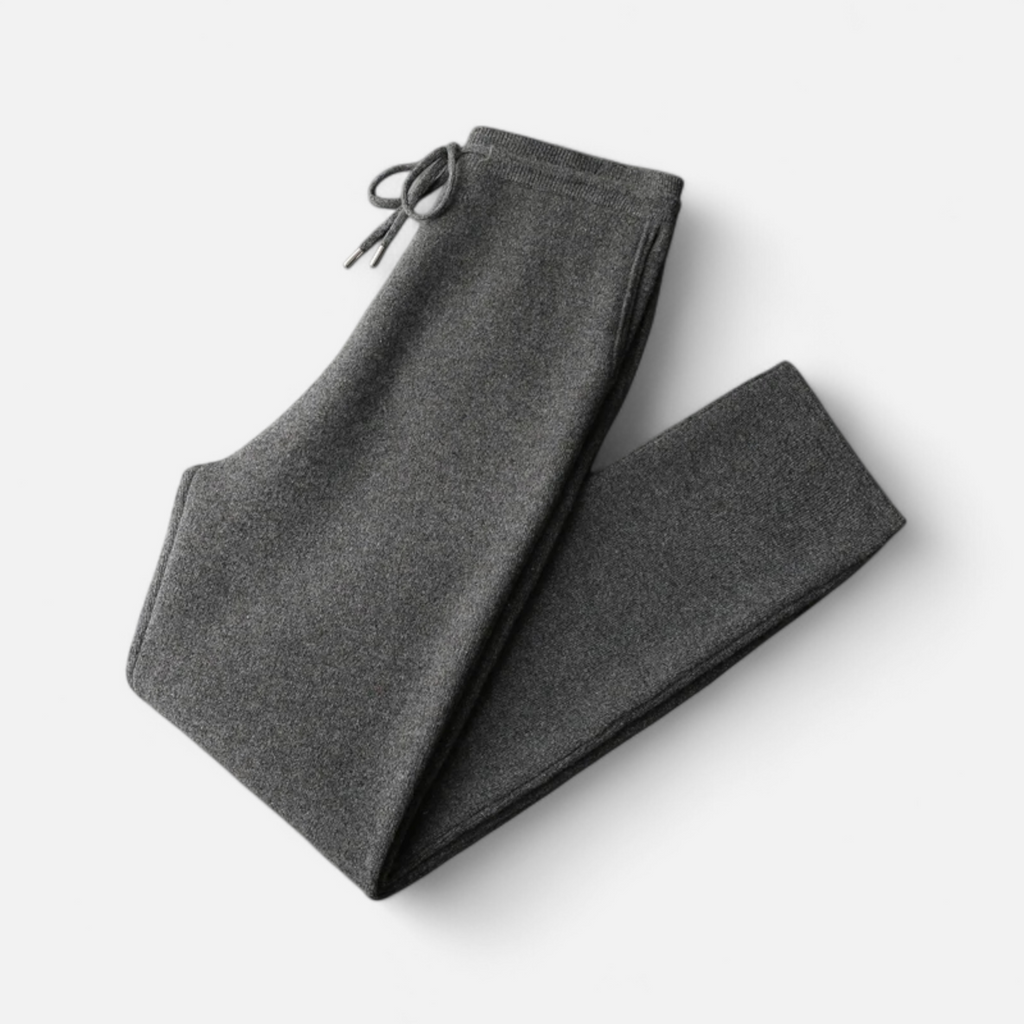 MAROWEN | Men’s Knitted Warm Wool Lounge Trousers