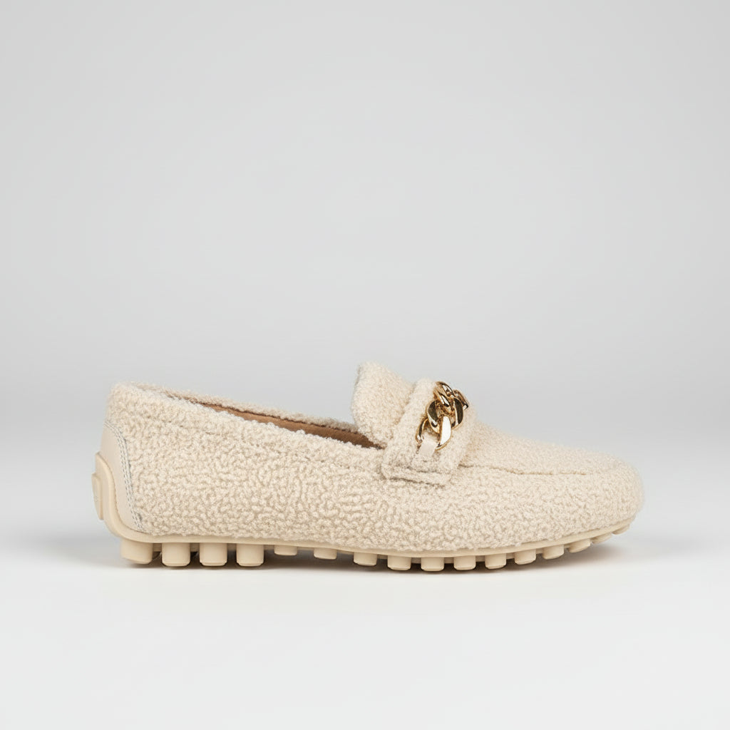 MAROWEN | Women’s Fluffy Loafers – Warm & Comfortable Winter Shoes
