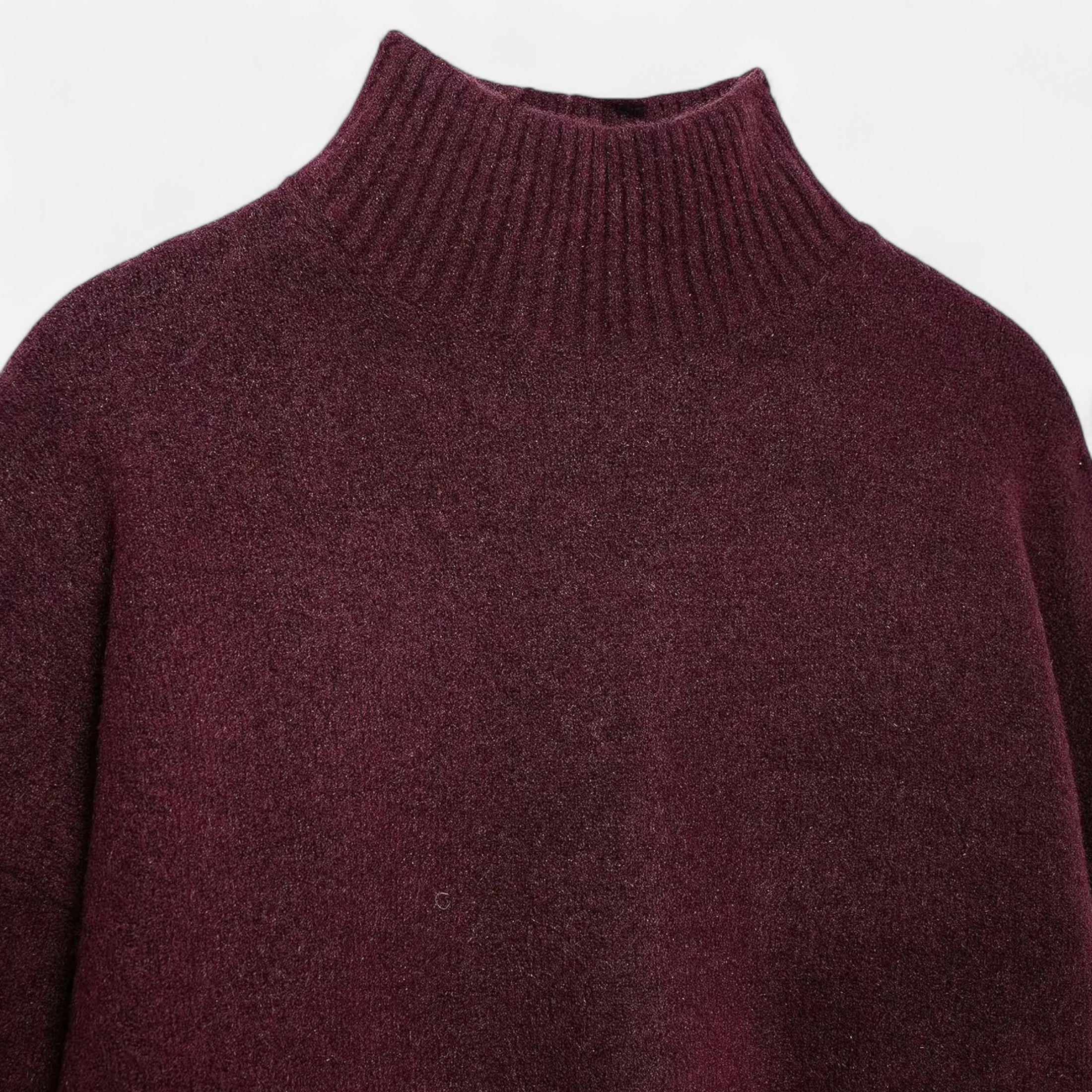 MAROWEN | Women’s Vintage Turtleneck Sweater with Soft Knit Winter Warmth