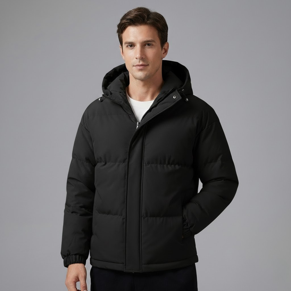 MAROWEN | Men’s Hooded Puffer Winter Jacket