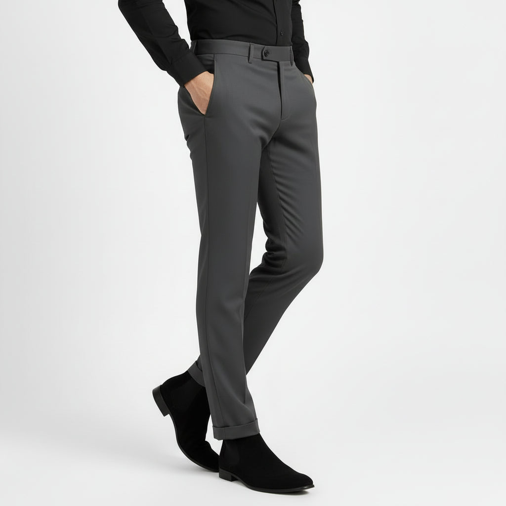 MAROWEN | Men’s Suede Square-Toe Chelsea Boots