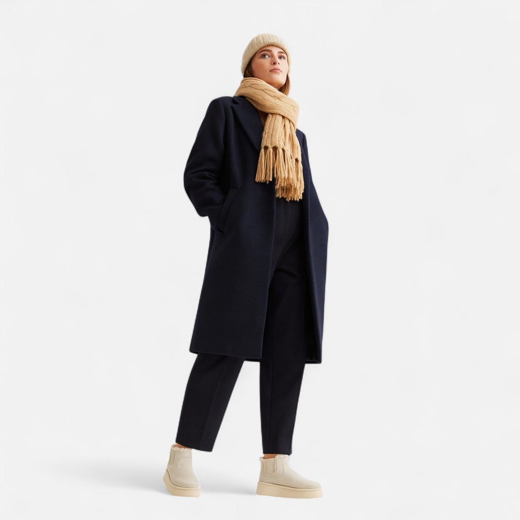 MAROWEN | Women’s Plush Lined Suede Chelsea Ankle Boots