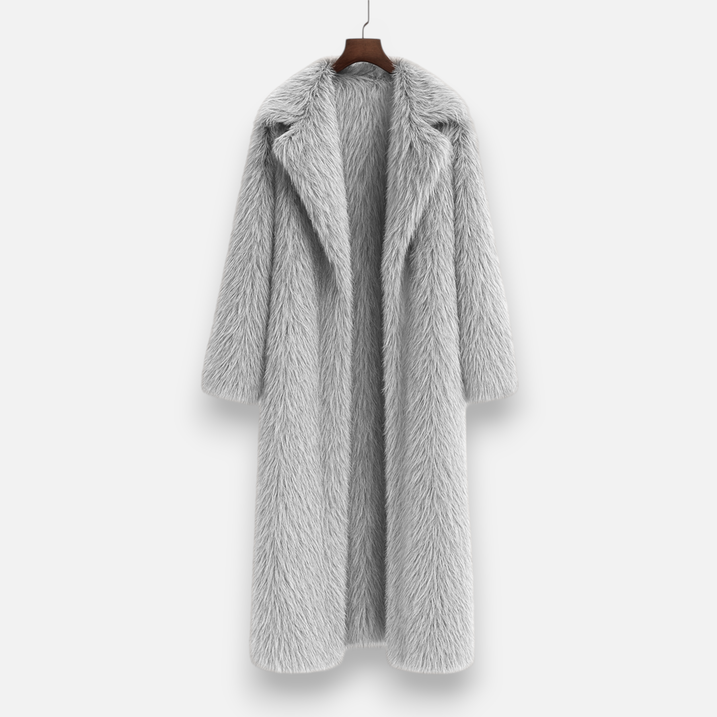 MAROWEN | Women’s Long Faux Fur Coat Winter Warmth