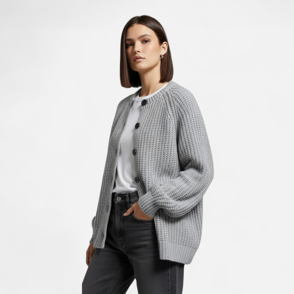 MAROWEN | Women’s Vintage Knitted Cardigan Retro Warmth