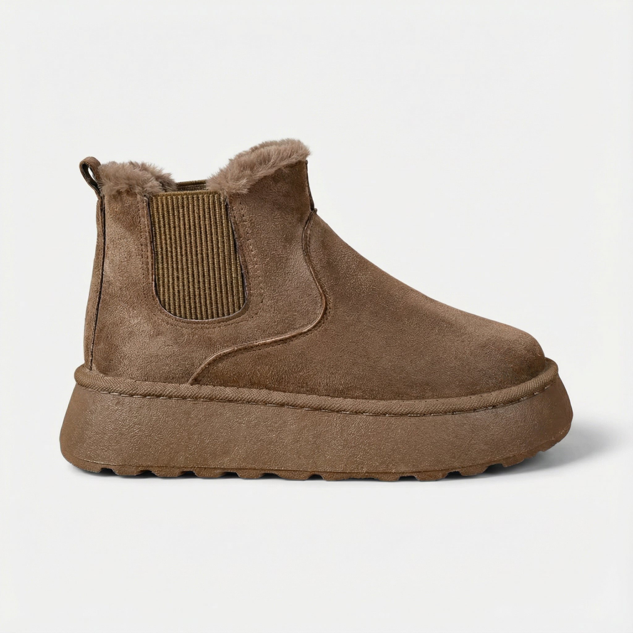 MAROWEN | Women’s Plush Lined Suede Chelsea Ankle Boots