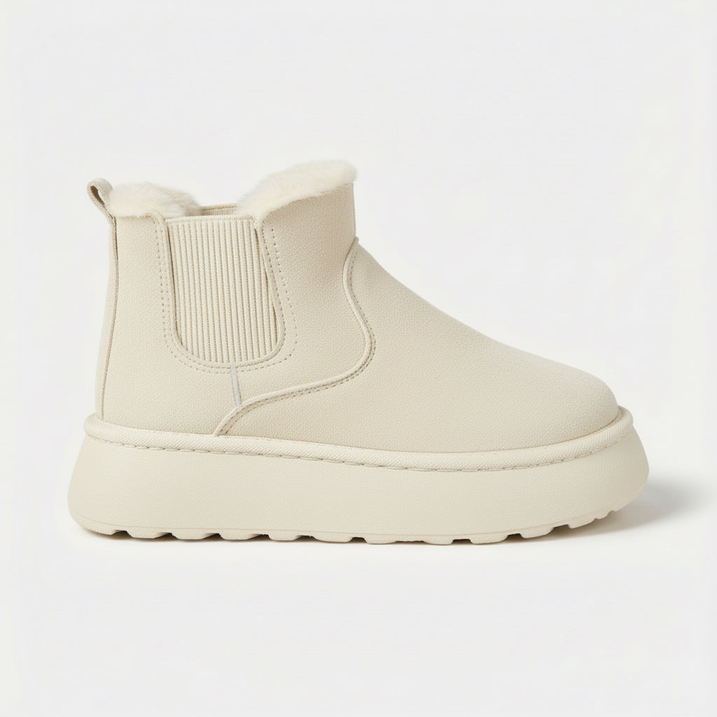 MAROWEN | Women’s Plush Lined Suede Chelsea Ankle Boots