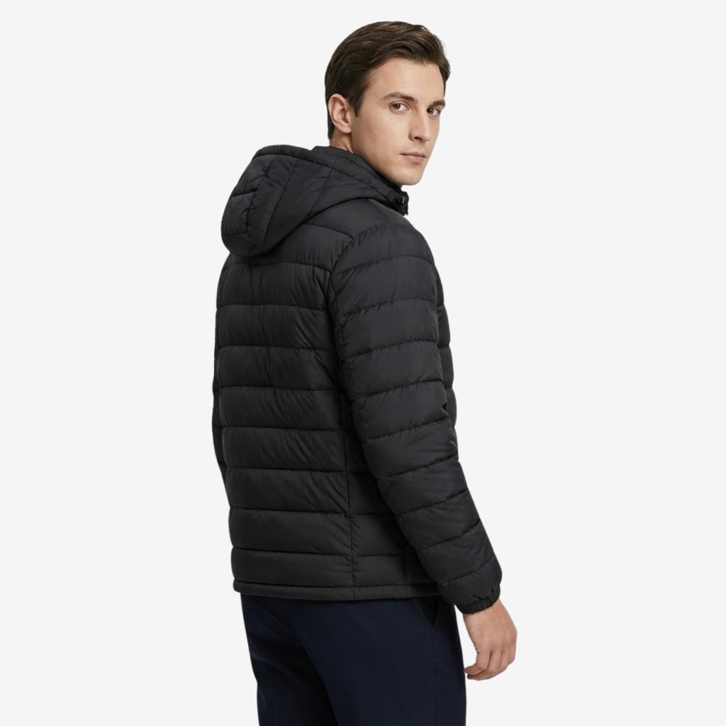 MAROWEN | Men’s Hooded Quilted Jacket Warm Lightweight Outerwear