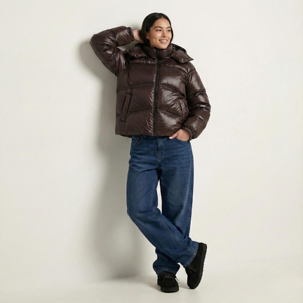 MAROWEN | Women's Lace-up Suede Trainers with Fur Lining