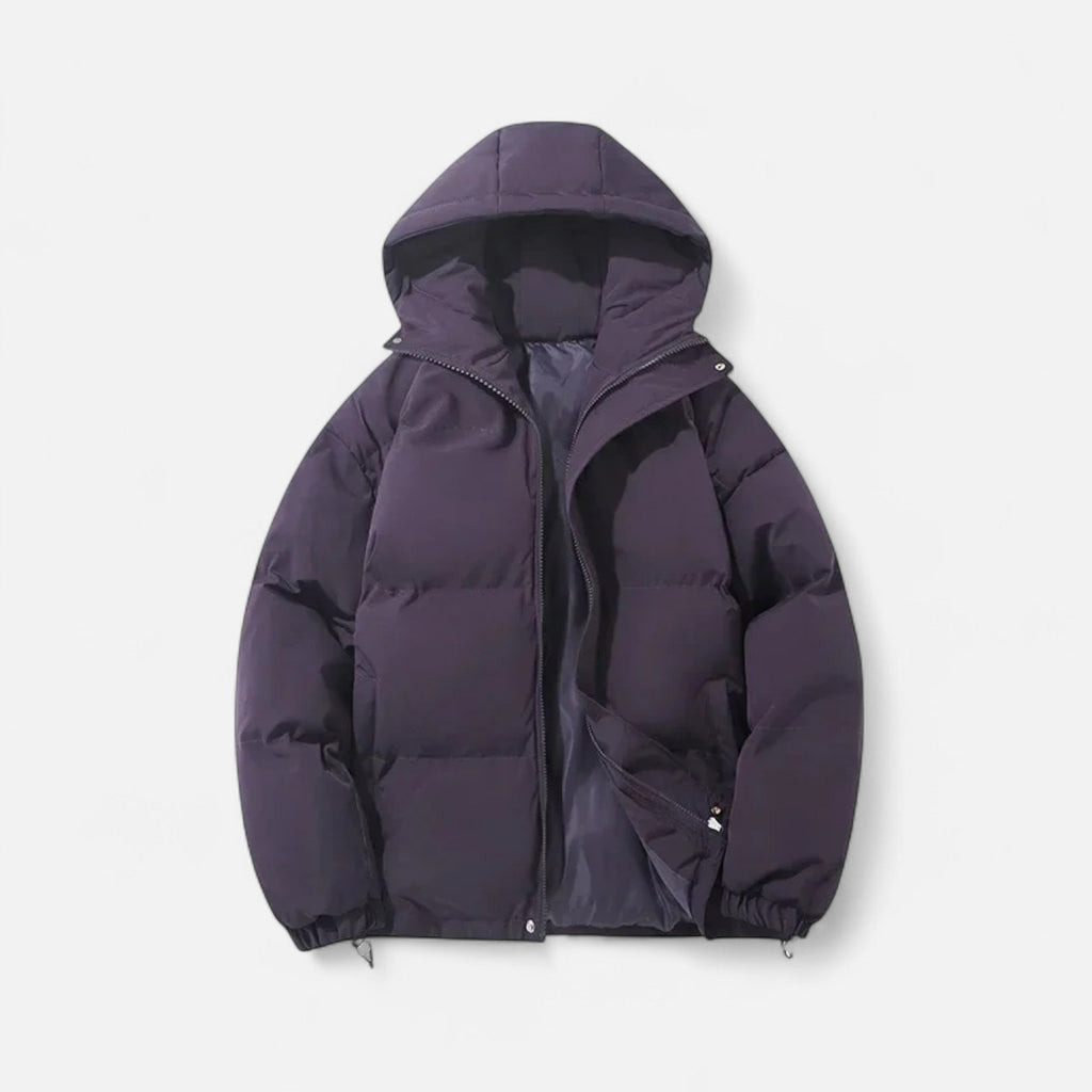 MAROWEN | Men's Hooded Puffer Jacket with Padding Winter Warmth