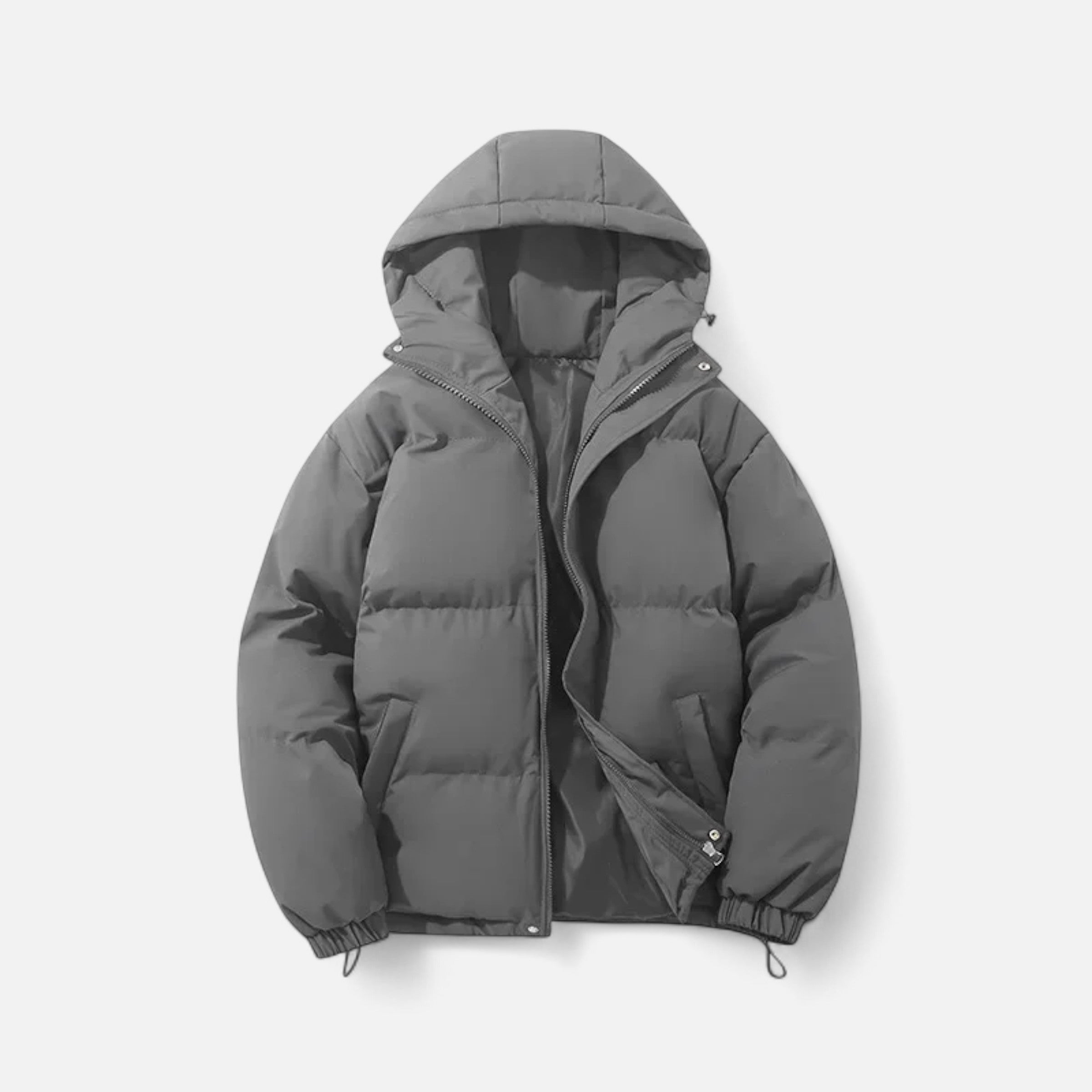 MAROWEN | Men's Hooded Puffer Jacket with Padding Winter Warmth