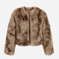 MAROWEN | Women’s Warm and Luxurious Short Faux Fur Jacket