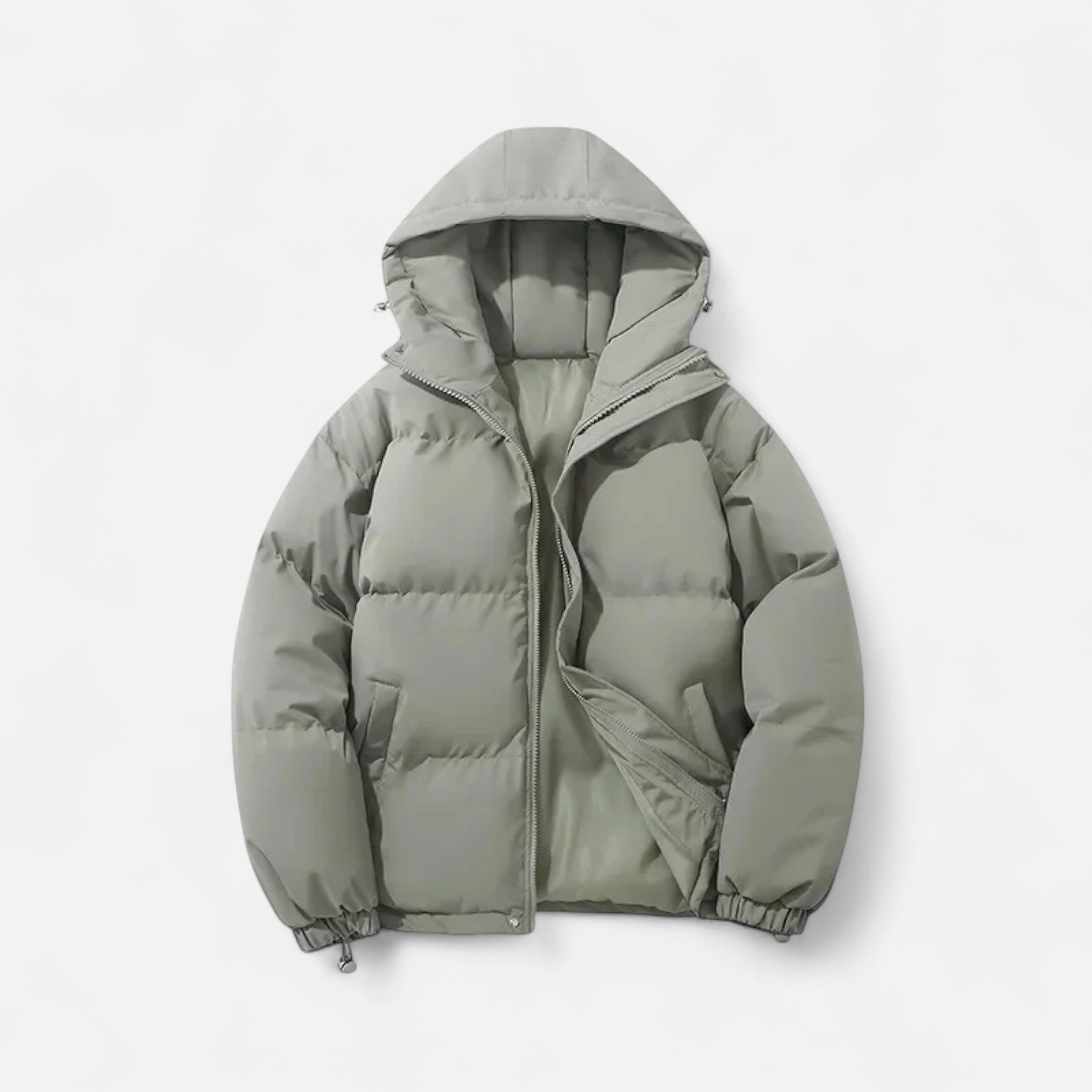 MAROWEN | Men's Hooded Puffer Jacket with Padding Winter Warmth