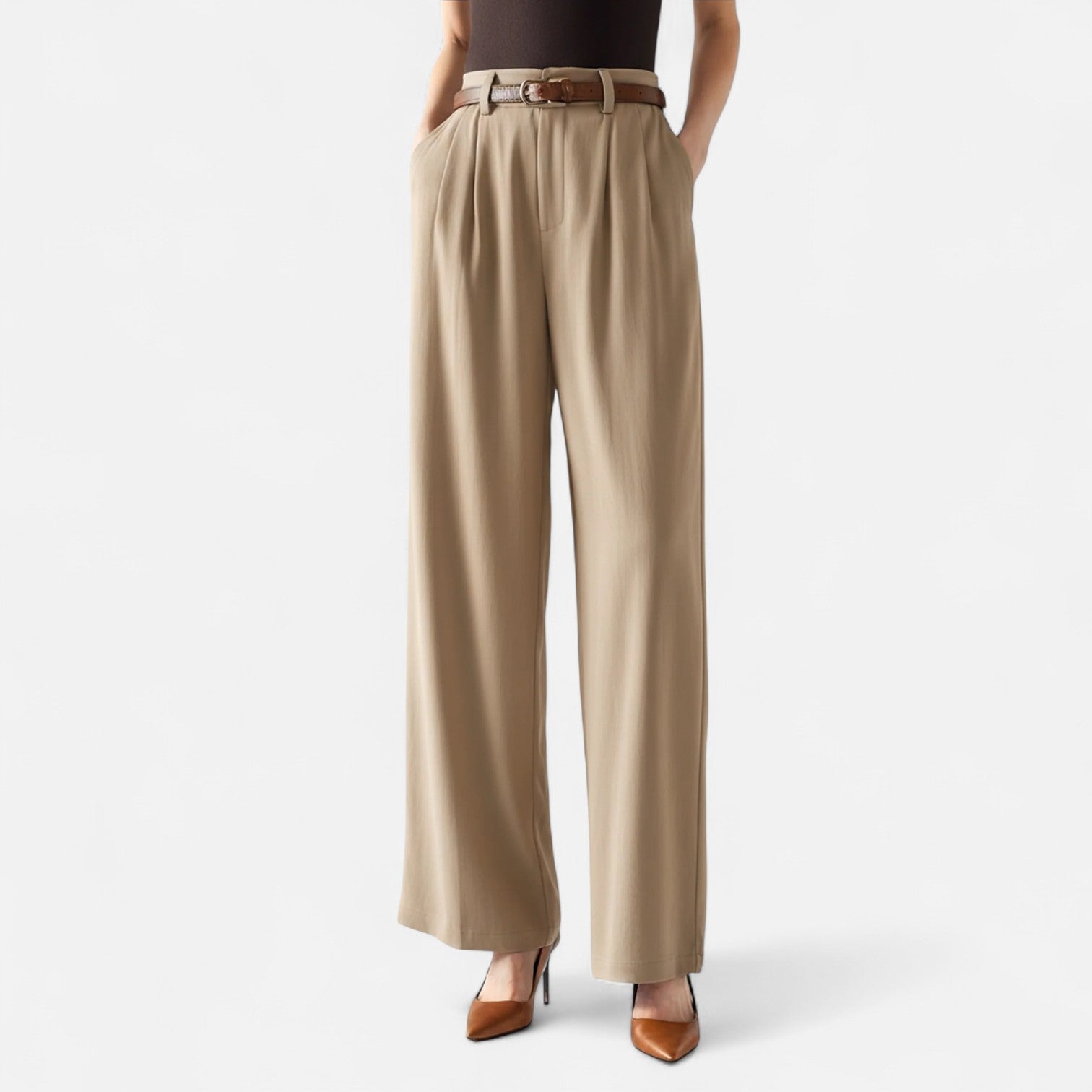 MAROWEN | Women’s Lightweight Casual Wide Trousers