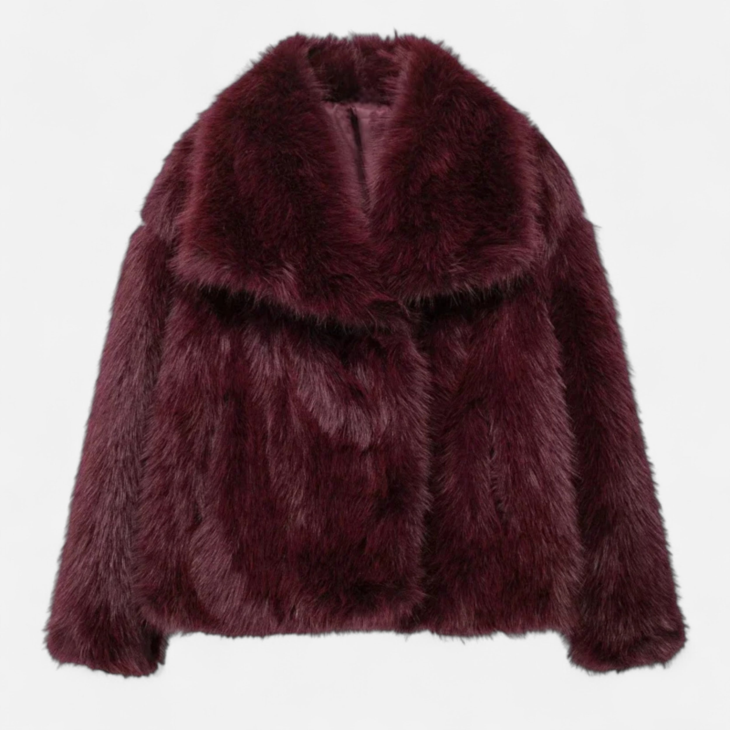 MAROWEN | Women’s Plush Faux Fur Winter Coat